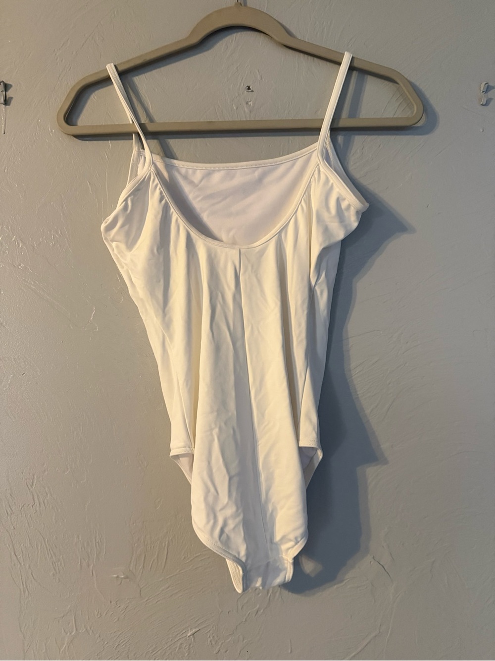 NWT Bloch White Camisole Leotard Women’s Large Dance Ballet L5607 - Picture 2 of 5